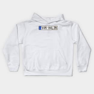 Van Halen - License Plate Kids Hoodie